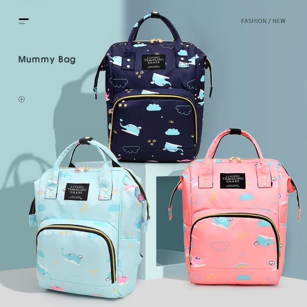 

mummy bag double shoulders bags mother milk bottle bag multifunctional backpack baby oxford travel backpack baby care wetbag