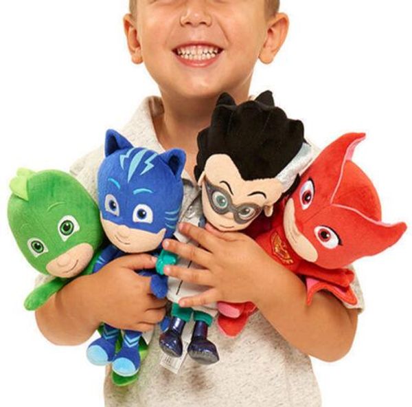 

20-25 см 4styles мультфильм герой кот мальчик гекко owlette фильм плюшевые куклы мягкие игрушки лучший подарок б