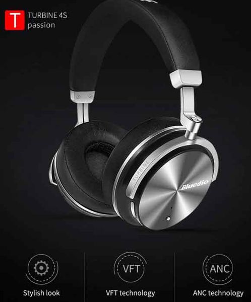 

bluedio t4 гарнитур активных лучшие беспроводные наушники bluetooth гарнитура оригинальный folable anc с микрофоном для телефонов музыки