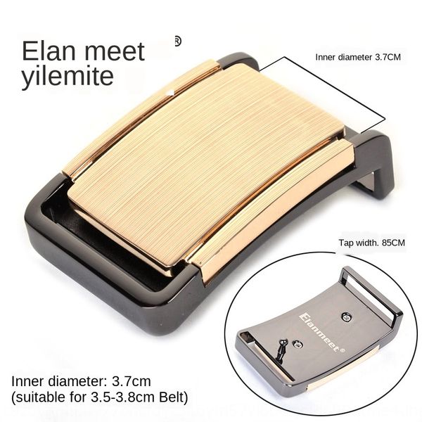 

needle belt rotary waist head men's leather head smooth plate belt buckle 3.7cm3 color into the world buckle, Black;brown