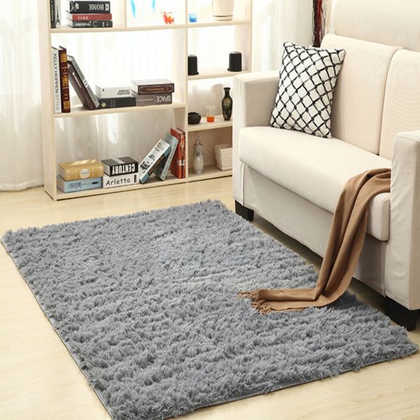 Factory Direct Thickening Washed Silk Hair Non Slip Carpet Living Room Coffee Table Bedroom Bedside Yoga Mat Can Be Customized Car Pet Residential