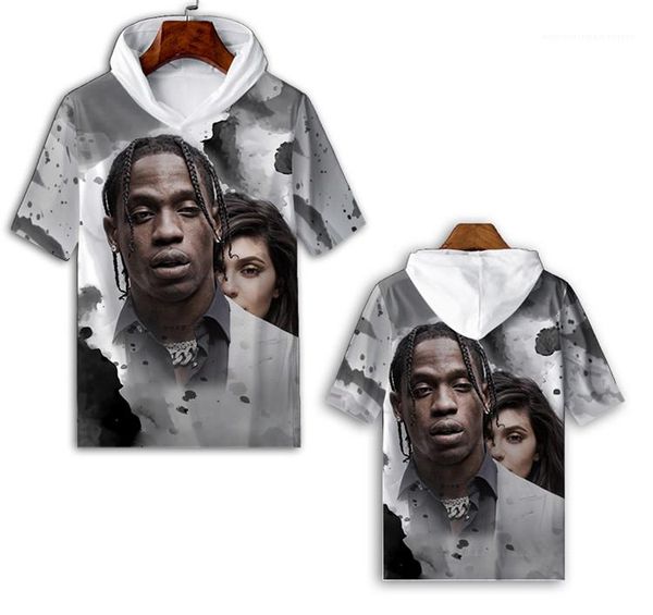 

size pullover short sleeve crew neck hooded plus size casual male clothing summer mens designer t shirt plus, White;black