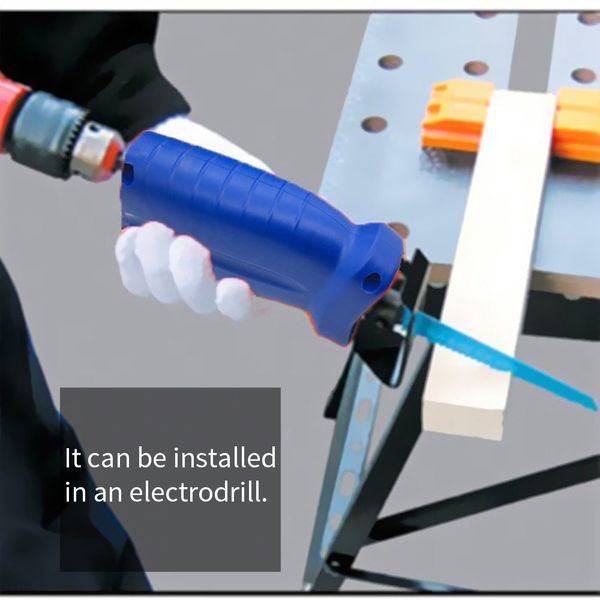 

reciprocating saw metal cutting wood cutting tool electric drill attachment with 3 blades trimming tool power accessories
