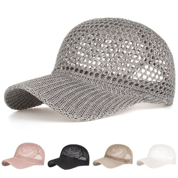 

fashion plain curved sun hats women hollow beach adjustable baseball cap hip hop hat sun hat gorras hombre #j3s, Blue;gray