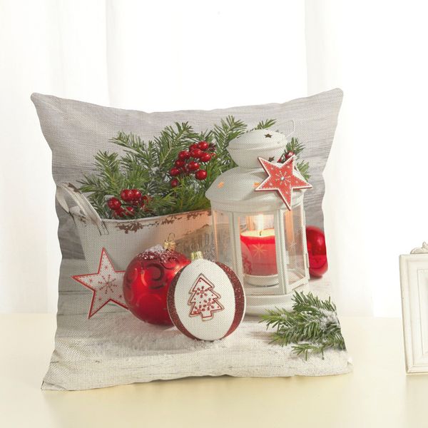 

merry christmas pillow cover christmas decorations for home linen pillowcase gift ball pattern navidad natal