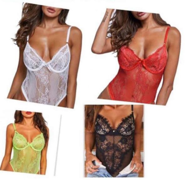 

see-through lace bodysuits lingerie lace bodysuit women summer body jumpsuit lingeries s//l dhl ing, Black;white