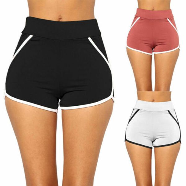 

Summer Women Sports Shorts Gym Workout Waistband Skinny Shorts