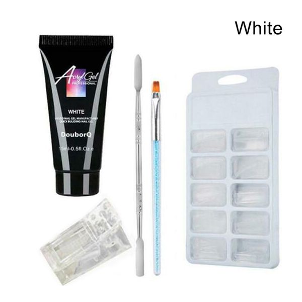 

5pcs/ set poly gel kit uv acryl builder polygel fast dry nail art tools cj666