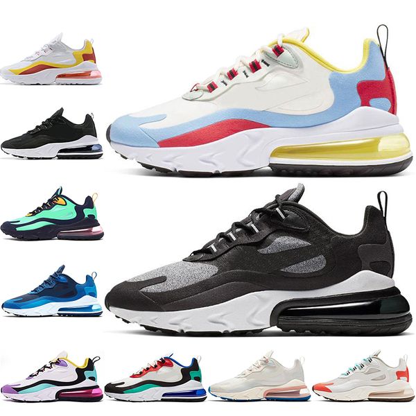 

with socks new designer react running shoes for men women bauhaus optical beige blue void breathable mens trainers sports sneakers 36-45, White;red
