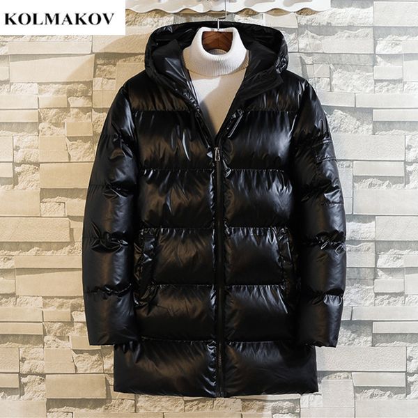 

2020 зима новых людей пальто высокого качества хлопок ватник мужчины тонкого пальто люди вскользь с капюшоном теплого пальто людей ветрозащи, Black