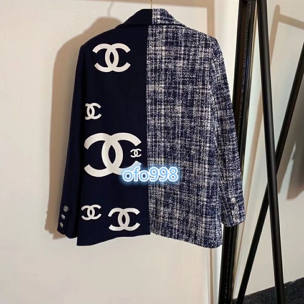 

Women winter jacket and coat plicing tweed lapel long leeve lim uit blazer coat jacket long leeve lim jacket winter coat women, White;black