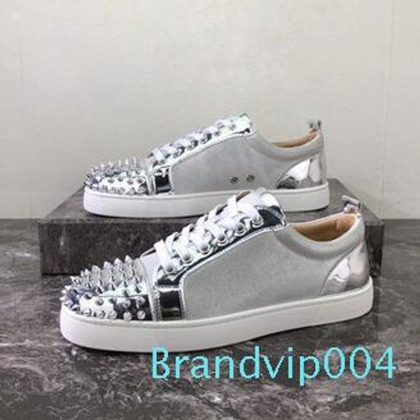 

дизайнерские красные нижние мокасины для мужчин женщин повседневная обувь из натуральной кожи скольжения на платформе кроссовки свадьба квар, Black