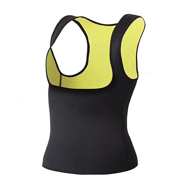 

тело формирователи dropship body shaper tummy fat burner пот tank top потеря веса тренировка shapewear неопрена сауна талии корсет, Black;white
