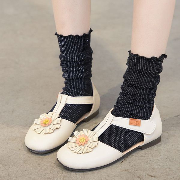 

детские сандалии девушки смычка решетки плоский каблук пляж обувь детская сандалии для девочек принцессы вскользь тапки, Black;red