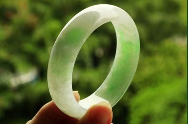 

natural burma jade bracelet green jade bracelet aqua, Golden;silver