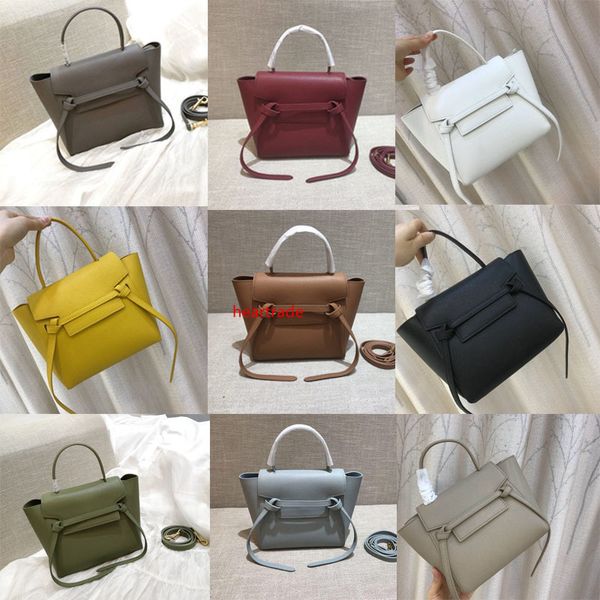 

designer luxury handbags purses crossbody bag casual tote lady genuine leather micro belt bag in grained calfskin women shoulder bags