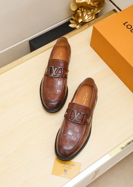 

new style luxury men's casual shoes dress shoes platform fashion design brand classic retro plaid suitable for many occasions bhtd, Black