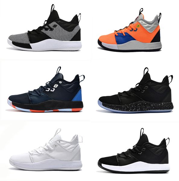 

2019 new paul george 3 pg iii men basketball shoes sport shoes sneakers paul george pg 3 x ep palmdale white black sliver orange astronaut