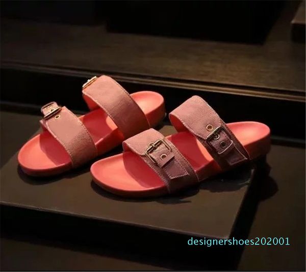 

new luxury womens sandals fashion designer print flip flop summer classics shoes flats beach sandals cfy2002271#68* d01, Black