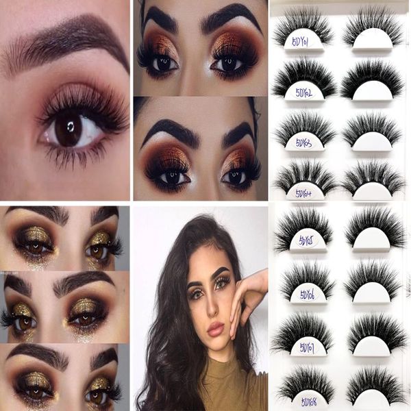 

meixueer mink eyelashes 100% cruelty handmade 5d mink lashes full strip lashes soft false eyelashes makeup lashes 1 pair/set 48 styles