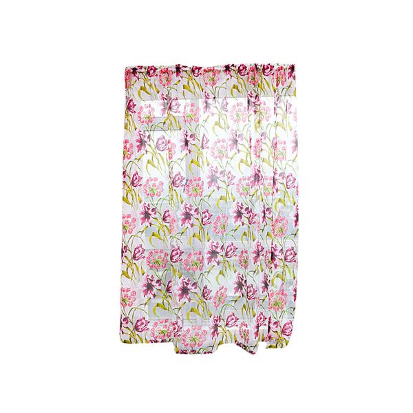 

trees sheer curtain tulle window pastoral pink flower tulle voile window curtain drape panel sheer scarfs valances scarfs