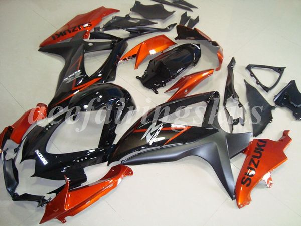 

4gifts injection mold new abs motorcycle fairings kit fit for suzuki gsx-r600 gsx-r750 600 750 k8 2008 2009 2010 08 09 10 orange