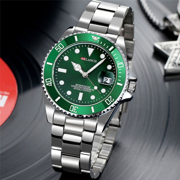 

luxury calendar display analog quartz wrist watch fashion stainless steel men relogio masculino casual male clock wristwatch, Slivery;brown