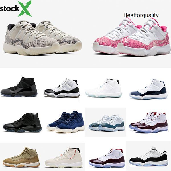 

bone light pink snakeskin jeter concord 45 11 11s alternate gamma cap and gown gym red platinum tint men jordon basketball shoes sports
