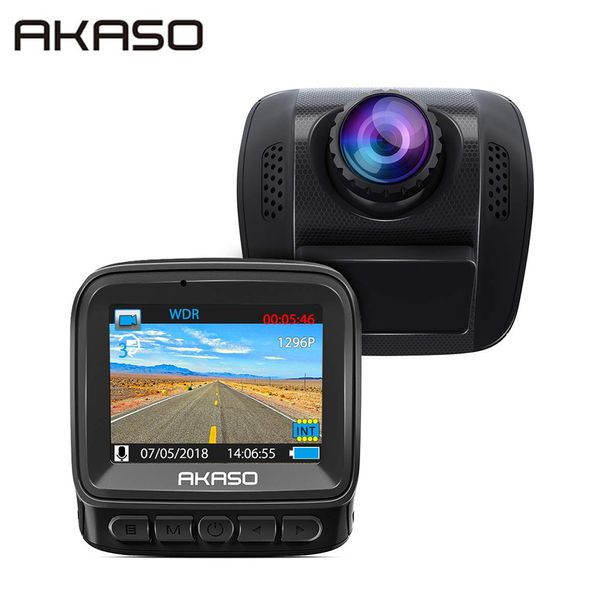 

akaso hd car dvr camera v300 170Â° wide angle dash cam for cars with night vision g-sensor parking monitor loop record car camera