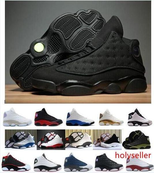 

2019 new 13s black cat hyper royal dmp bred gs bordeaux hologram barons chicago playoff men basketball shoes 13s sports sneaker