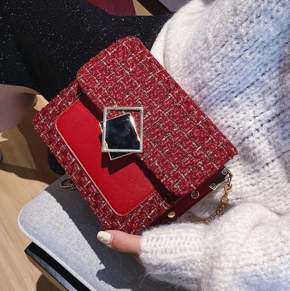 

designer handbags 2020 summer new korean version of the shoulder small square bag fashion luxury chain women's diagonal handbag drop sh