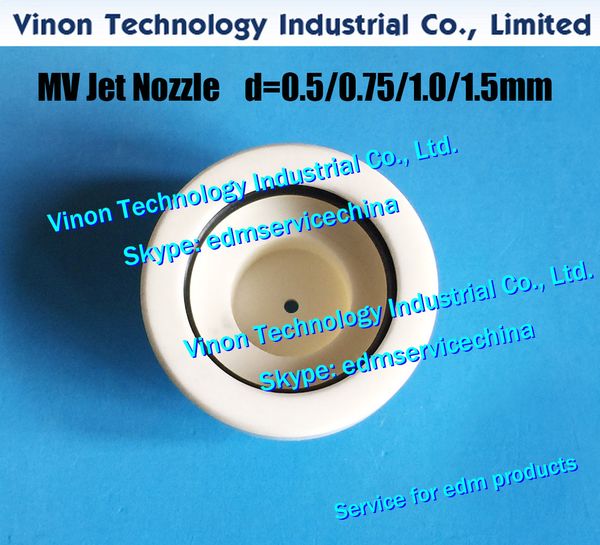 (1PC) X089D306H01 EDM MV1200 bico injector de cerâmica superior Ø0.5mm, X089-D30-6H01 MV JET DEG47A BOCAL para Mitsubishi MV1200 DEG4700, X089D300H01