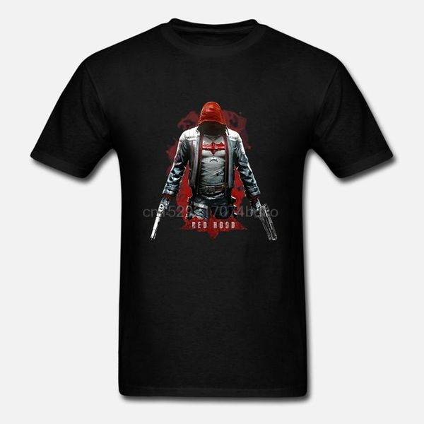 

men's red hood jason todd arkham knight women tshirt, White;black