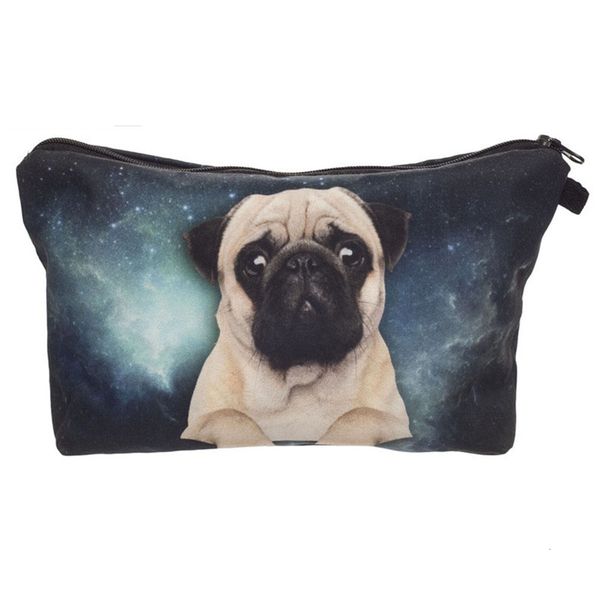 

fashion printing sad pug makeup bags cosmetic organizer bag pouchs for travel ladies pouch women cosmetic bag