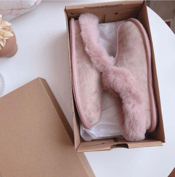 

women furry slippers australia fluff yeah slide designer casual shoes boots fashion luxury designer women sandals fur slides slippers c3, Black