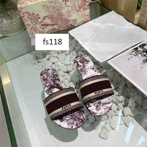 

with boxdazzle flowers slippers woman beach alphabet slippers designer rough sandals knitted cloth embroidery woman shoes 3, Black