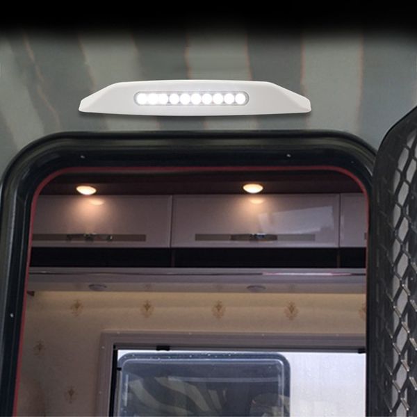 

1 pc 12v waterproof dustproof 10-led awning porch lamp spotlight for car rv ship drop shipping