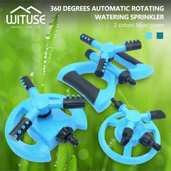 

planting tools durable automatic garden lawn water sprinkler 360 degree rotate 3 arm s/m/l 3 style foc choice