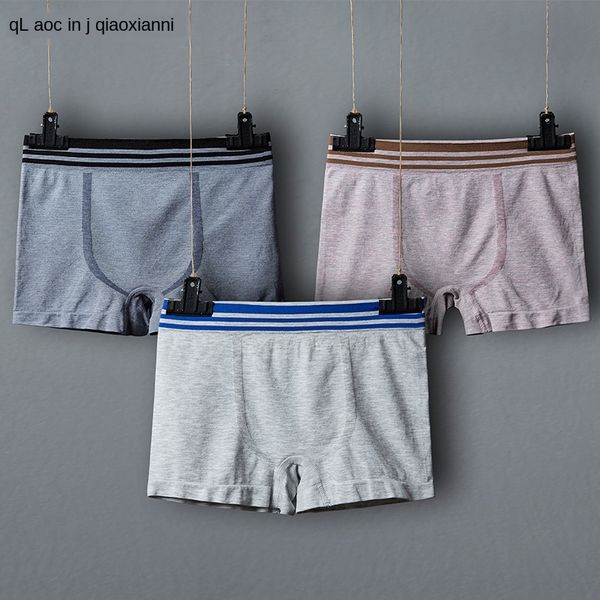 

vtnnu colored cotton single strip seamless high elasticity boxer men's colored cotton underwear single strip seamless underpants underp, Black;white