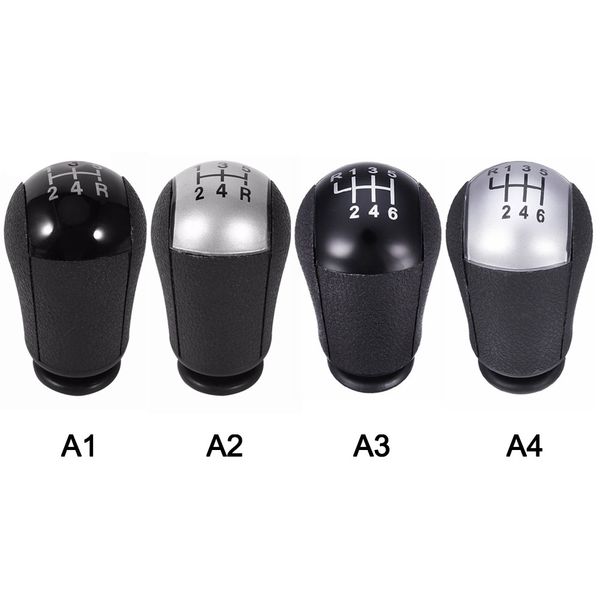 

5 speed mt gear stick shift knob car for focus mondeo 3 s-max c-max mustang galaxy fiesta 6 transit black/silver colors