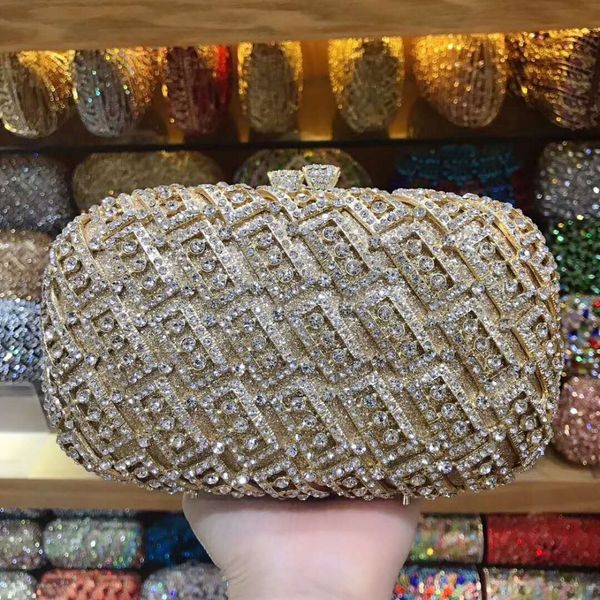 

xiyuan black/gold/champagne clutch wallet wedding hollow out dinner bag designer brand evening party handbag lady