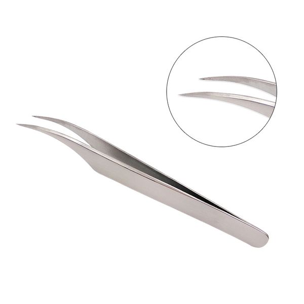 

2 pcs eyelash curler fake eyelashes tweezer stainless steel eye lash grafting clip 789