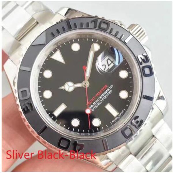 

2020 mens watch yacht master fashion 40mm brown face mens watches 116655 sports men automatic movement wrist watches, Slivery;brown