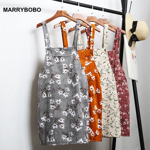 

лето осень женщины цветочные ретро вельвет платье 2019 vintage рукавов платье партии вскользь карманный suspender sundress vestidos, Black;gray