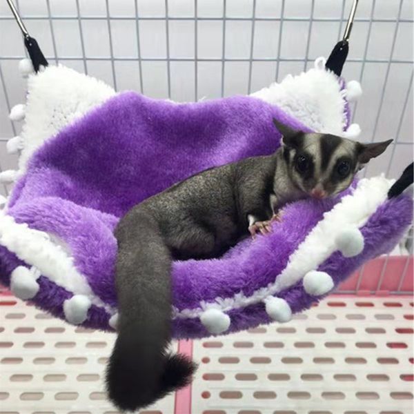 

2x comfort warm small pet hamster hammock cage nest accessories