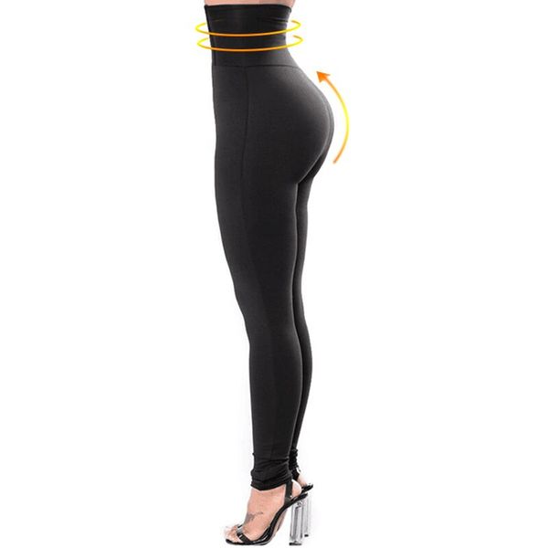 

waist trainer women high waist butt lifter tight control long pants slimming body shaper weight loss booty lifter underwear, Black;white