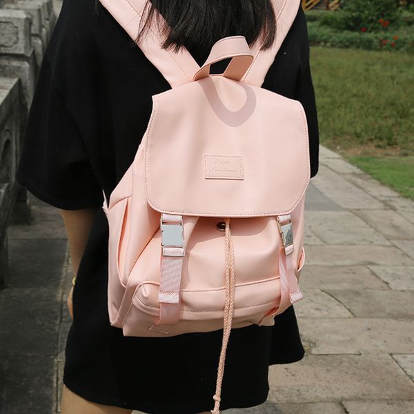 

2020 new backpack ladies fashion student backpack cute fresh casual women's