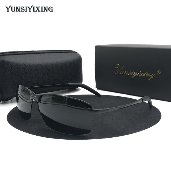 

yunsiyixing sunglasses men polarized uv400 mirror male sun glasses women for men 2020 brand ys3043, White;black