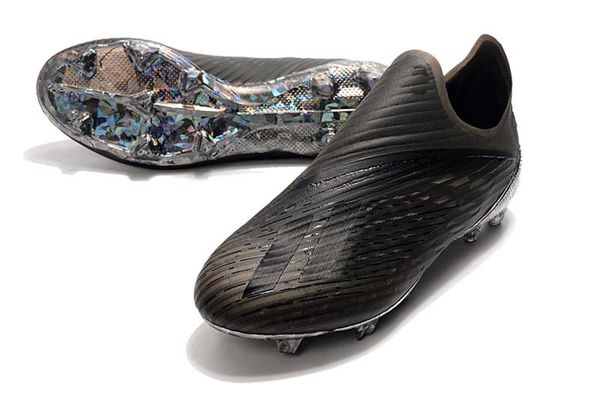 

x 19+ fg football boots skeletalweave x tango 18+ tf/fg men soccer shoes indoor/outdoor black silver soccer shoes