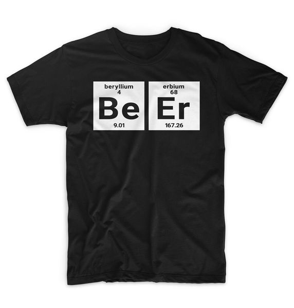 

Beer t hirt element chemi try cience engineer pub funny tag party gift pre ent ca ual tee hirt, White;black